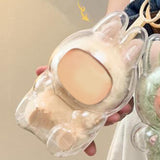 Maxbell Showcase Scratch Resistant Hanging Hole Clear Protective Case for Plush Doll 5.5cmx7.5cm