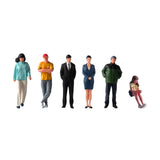Maxbell Diorama 1/64 People Figurine Props Street People Figure for Desktop Ornament Style A
