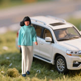 Maxbell Diorama 1/64 People Figurine Props Street People Figure for Desktop Ornament Style A
