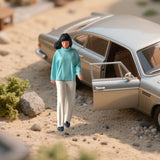 Maxbell Diorama 1/64 People Figurine Props Street People Figure for Desktop Ornament Style A