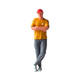 Maxbell Diorama 1/64 People Figurine Props Street People Figure for Desktop Ornament Style B