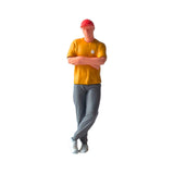 Maxbell Diorama 1/64 People Figurine Props Street People Figure for Desktop Ornament Style B
