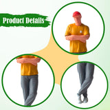 Maxbell Diorama 1/64 People Figurine Props Street People Figure for Desktop Ornament Style B
