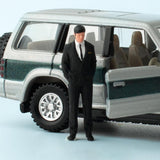 Maxbell Diorama 1/64 People Figurine Props Street People Figure for Desktop Ornament Style C