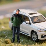 Maxbell Diorama 1/64 People Figurine Props Street People Figure for Desktop Ornament Style E