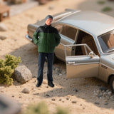 Maxbell Diorama 1/64 People Figurine Props Street People Figure for Desktop Ornament Style E