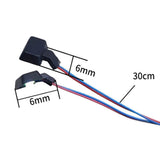 Maxbell 4Pcs Miniature Pillar Light Decor Outdoor Lighting Model for DIY Scene House White Light