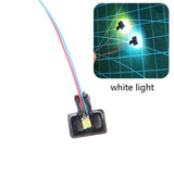 Maxbell 4Pcs Miniature Pillar Light Decor Outdoor Lighting Model for DIY Scene House White Light