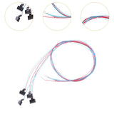 Maxbell 4Pcs Miniature Pillar Light Decor Outdoor Lighting Model for DIY Scene House White Light