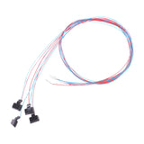 Maxbell 4Pcs Miniature Pillar Light Decor Outdoor Lighting Model for DIY Scene House Warm White Light