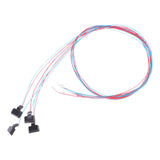 Maxbell 4Pcs Miniature Pillar Light Decor Outdoor Lighting Model for DIY Scene House Warm White Light