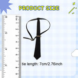 Maxbell 1/6 Scale Tie Womens Necktie for 12'' Female Doll Action Figures Accessories black