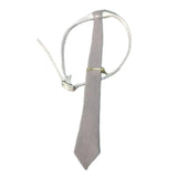 Maxbell 1/6 Scale Tie Womens Necktie for 12'' Female Doll Action Figures Accessories gray