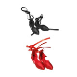 Maxbell High Heel Shoes Fashion Lace up Heels for 1/6 Female Action Figures Dress up black