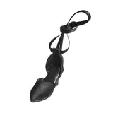 Maxbell High Heel Shoes Fashion Lace up Heels for 1/6 Female Action Figures Dress up black