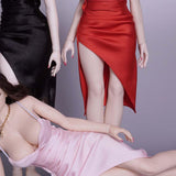 Maxbell 1/6 Scale Female Clothes Doll Outfit Costume Sleeveless Club Night Out Dress Pink