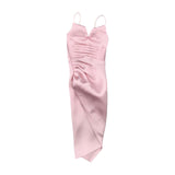 Maxbell 1/6 Scale Female Clothes Doll Outfit Costume Sleeveless Club Night Out Dress Pink