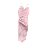 Maxbell 1/6 Scale Female Clothes Doll Outfit Costume Sleeveless Club Night Out Dress Pink