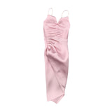 Maxbell 1/6 Scale Female Clothes Doll Outfit Costume Sleeveless Club Night Out Dress Pink