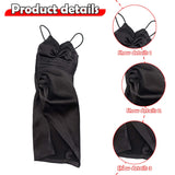 Maxbell 1/6 Scale Female Clothes Doll Outfit Costume Sleeveless Club Night Out Dress Black