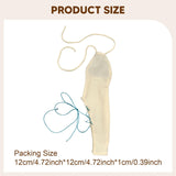 Maxbell 1/6 Bodycon Dress Cross High Slit Long Dress for 12 inch Female Figures Style A