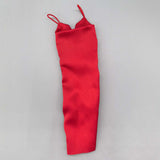 Maxbell 1/6 Scale Female Clothes Doll Outfit Costume Sleeveless Club Night Out Dress Dark Red