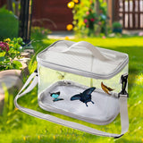 Maxbell Butterfly Habitat Cage Portable Outdoor Butterfly Cage for Indoor Yard Plant Grey