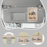 Maxbell Car Sun Visor Photo Holder Picture Frame for Wife Mom Great Gift for Drivers Style A