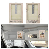 Maxbell Car Sun Visor Photo Holder Picture Frame for Wife Mom Great Gift for Drivers Style A