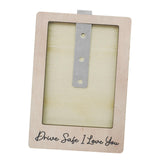 Maxbell Car Sun Visor Photo Holder Picture Frame for Wife Mom Great Gift for Drivers Style A