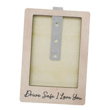 Maxbell Car Sun Visor Photo Holder Picture Frame for Wife Mom Great Gift for Drivers Style A