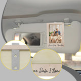 Maxbell Car Sun Visor Photo Holder Picture Frame for Wife Mom Great Gift for Drivers Style A