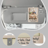 Maxbell Car Sun Visor Photo Holder Picture Frame for Wife Mom Great Gift for Drivers Style B