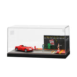 Maxbell 1/64 Model Car Display Case Collection DIY for Tiny Figures Mini Car Vehicle without figure