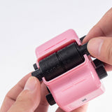Maxbell Roll Math Stamp Roll Digital Teaching Stamp for School Teaching Teacher Pink