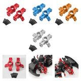 Maxbell RC Front Steering Cup Easy Installation Stable Performance Sturdy RC Vehicle red