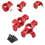 Maxbell RC Front Steering Cup Easy Installation Stable Performance Sturdy RC Vehicle red