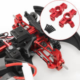 Maxbell RC Front Steering Cup Easy Installation Stable Performance Sturdy RC Vehicle red