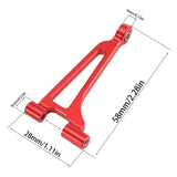 Maxbell RC Car Rear Upper Arm Sturdy RC Accessory Upgrade Spare Parts for 1/14 14211 Red