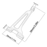 Maxbell RC Car Rear Upper Arm Sturdy RC Accessory Upgrade Spare Parts for 1/14 14211 Blue