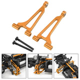 Maxbell RC Car Rear Upper Arm Sturdy RC Accessory Upgrade Spare Parts for 1/14 14211 Gold