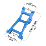 Maxbell RC Rear Lower Swing Arm for 1/14 RC Car 14211 Heavy Duty Sturdy Spare Parts Blue