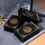 Maxbell Wooden Tarot Box Sliding Gift Rectangular Collectible Decorative Trinket Box Butterfly