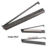 Maxbell American Mahjong Tile Rack Pusher Arm Home Gift Modern Indoor Activity Stand Black