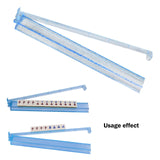 Maxbell American Mahjong Tile Rack Pusher Arm Home Gift Modern Indoor Activity Stand Light Blue