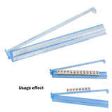 Maxbell American Mahjong Tile Rack Pusher Arm Home Gift Modern Indoor Activity Stand Light Blue