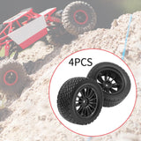 Maxbell 4Pcs 1/10 RC Car Tires W230 Sturdy Spare Parts RC Tyre Tires DIY Accessories Black
