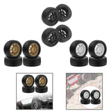 Maxbell 4Pcs 1/10 RC Car Tires W230 Sturdy Spare Parts RC Tyre Tires DIY Accessories Black