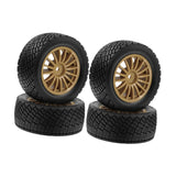 Maxbell 4Pcs 1/10 RC Car Tires W230 Sturdy Spare Parts RC Tyre Tires DIY Accessories Brown