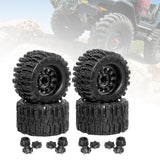 Maxbell 4 Pieces RC Wheels Tires High Performance Attachment Professional Sturdy 1/8